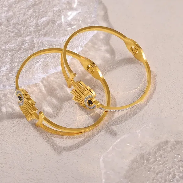 Gold_Retro_Eye_Bracelets_For_Women